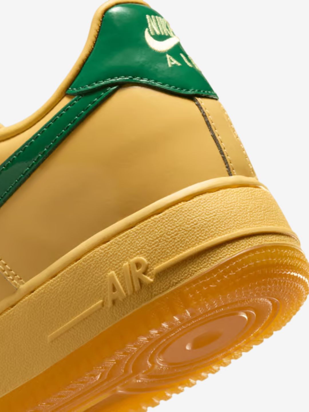 Nike Air Force 1 Low Patent Leather Topaz Gold Pine Green - IO4489-700 | ResellZone