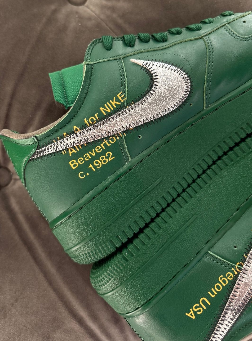 Nike Air Force 1 Low Virgil Abloh Archives Codes Pine Green - Sneakers Usate | ResellZone