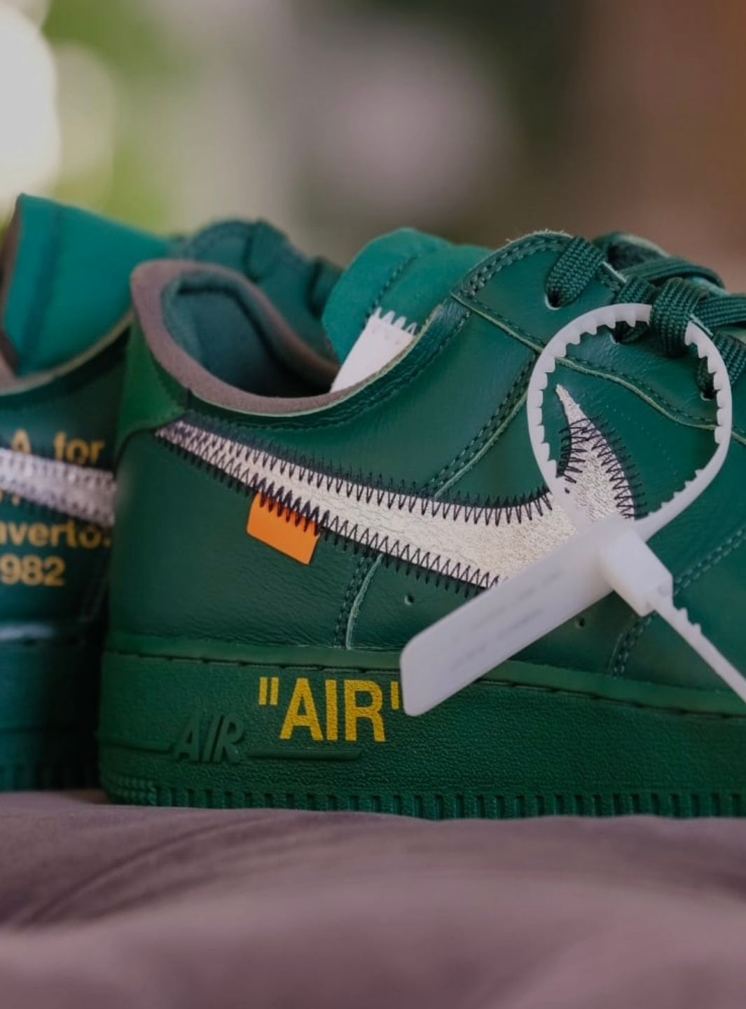 Nike Air Force 1 Low Virgil Abloh Archives Codes Pine Green - Sneakers Usate | ResellZone