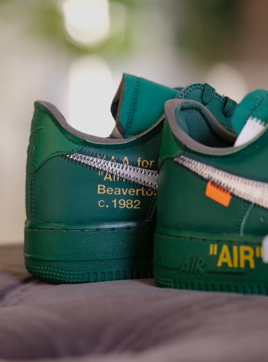 Nike Air Force 1 Low Virgil Abloh Archives Codes Pine Green - Sneakers Usate | ResellZone
