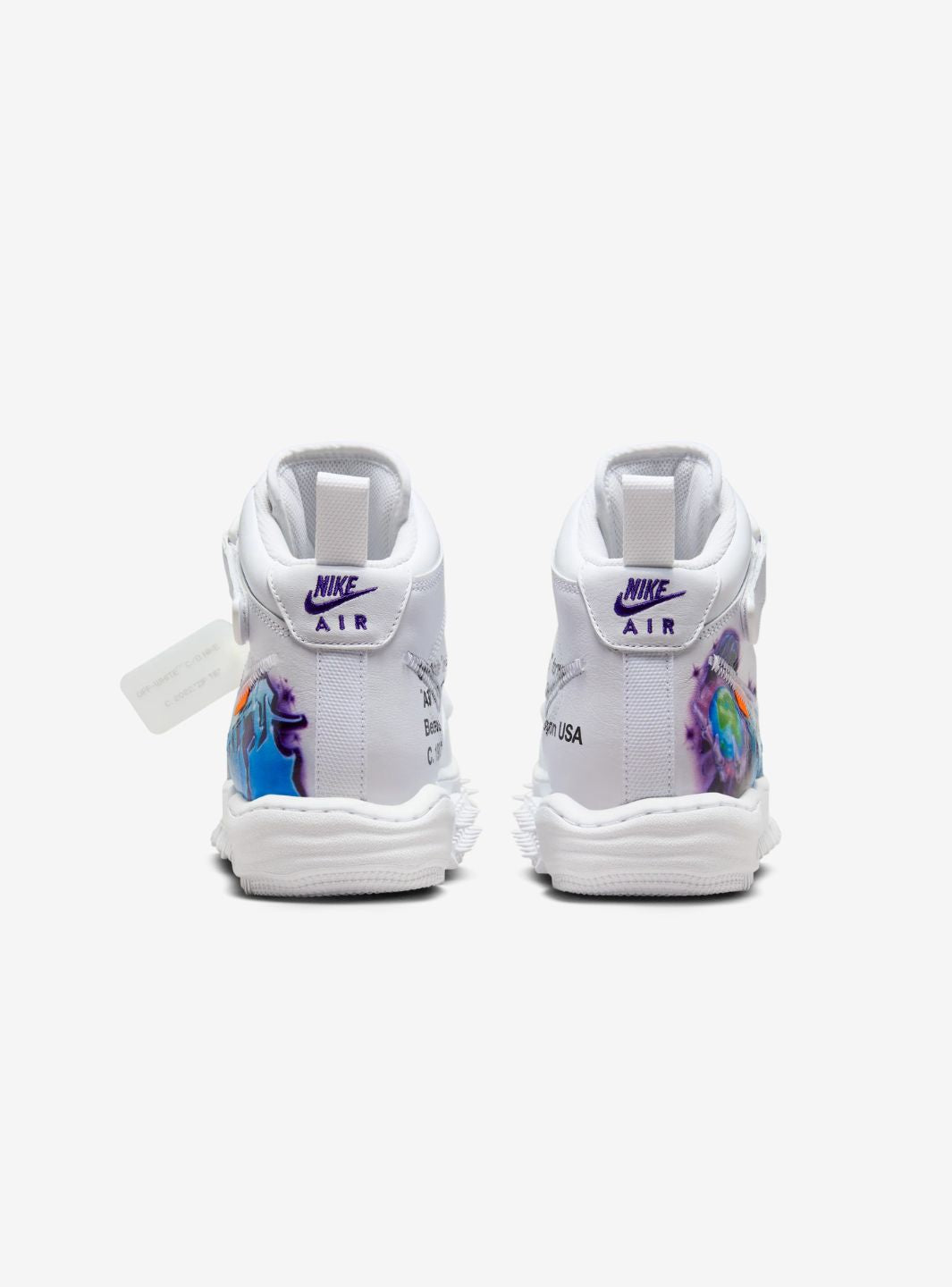 Nike Air Force 1 Mid Off-White Graffiti White - DR0500-100 | ResellZone