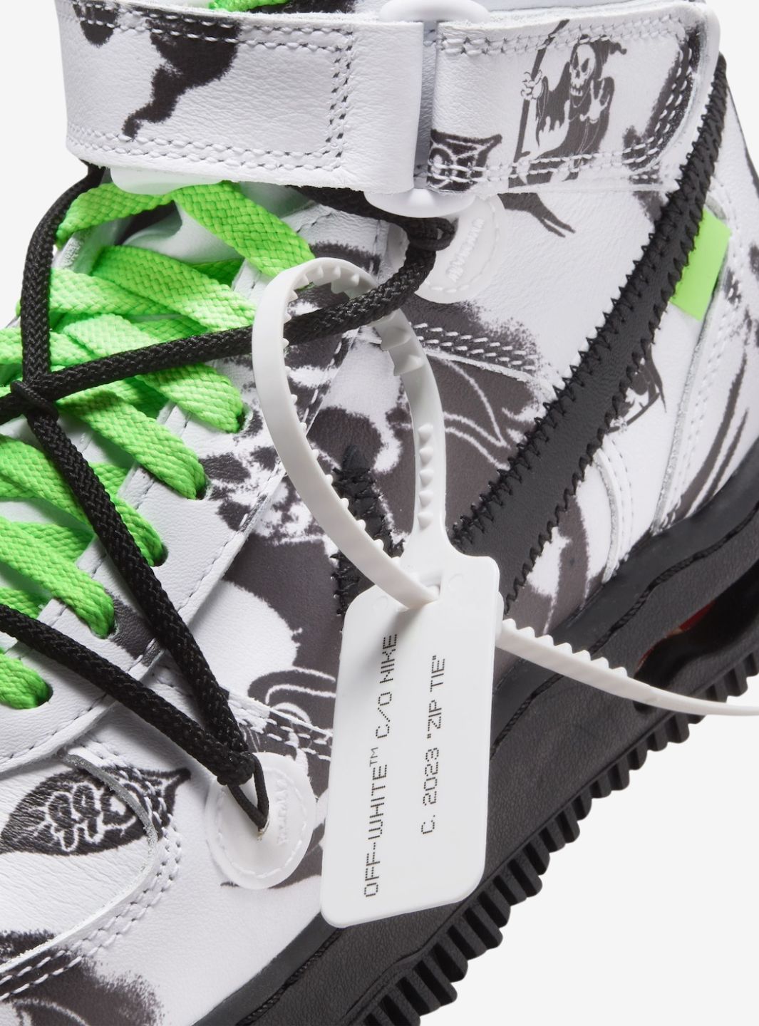 Nike Air Force 1 Mid SP Off-White Grim Reaper - DR0500-102 | ResellZone