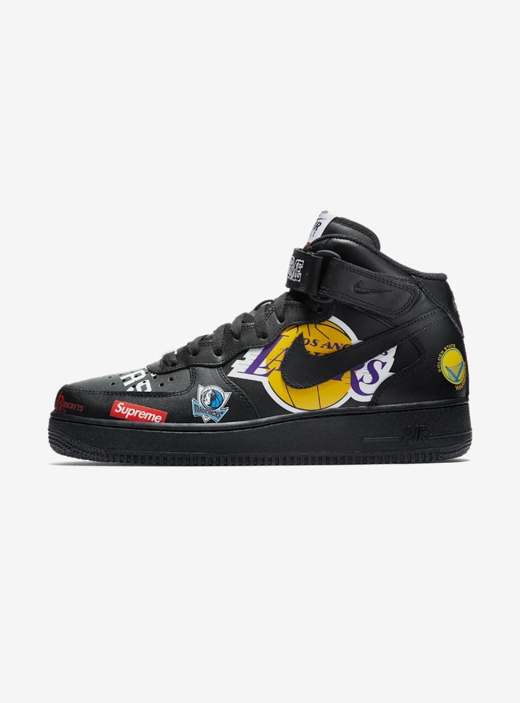 Nike Air Force 1 Mid Supreme NBA Black - AQ8017-001 | ResellZone