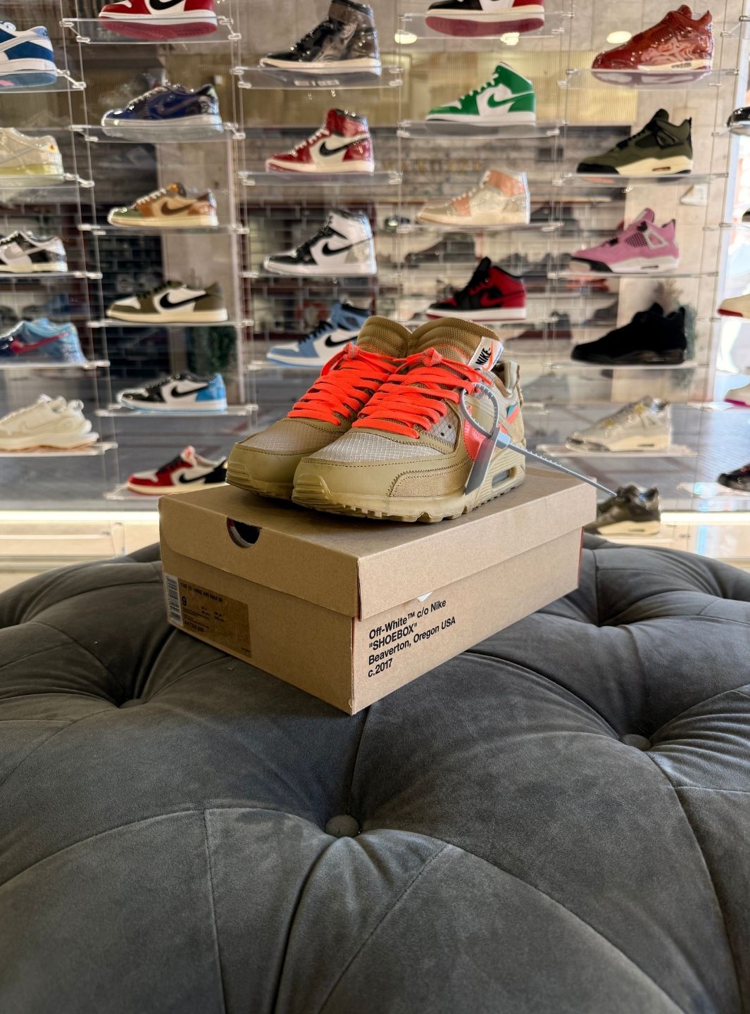 Nike Air Max 90 Off-White Desert Ore - Sneakers Usate | ResellZone