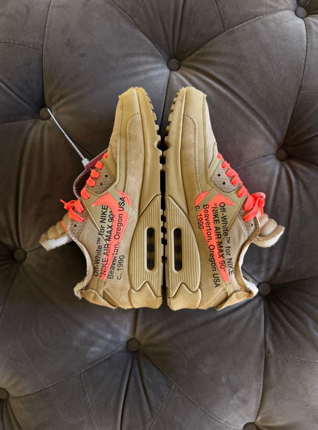 Nike Air Max 90 Off-White Desert Ore - Sneakers Usate | ResellZone