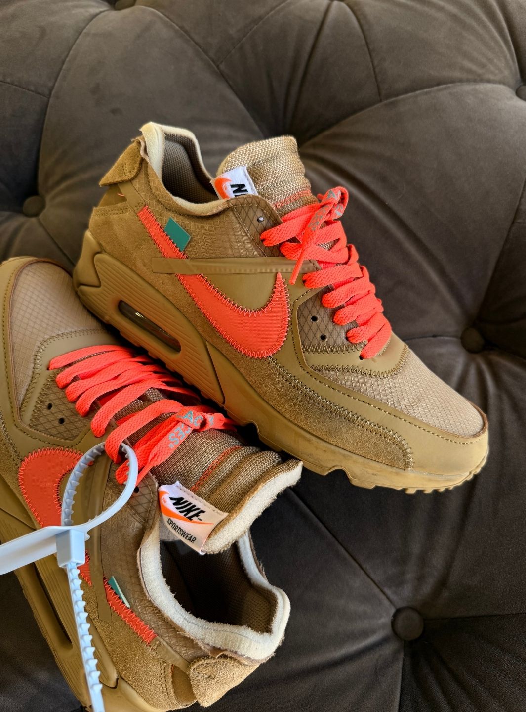 Nike Air Max 90 Off-White Desert Ore - Sneakers Usate | ResellZone
