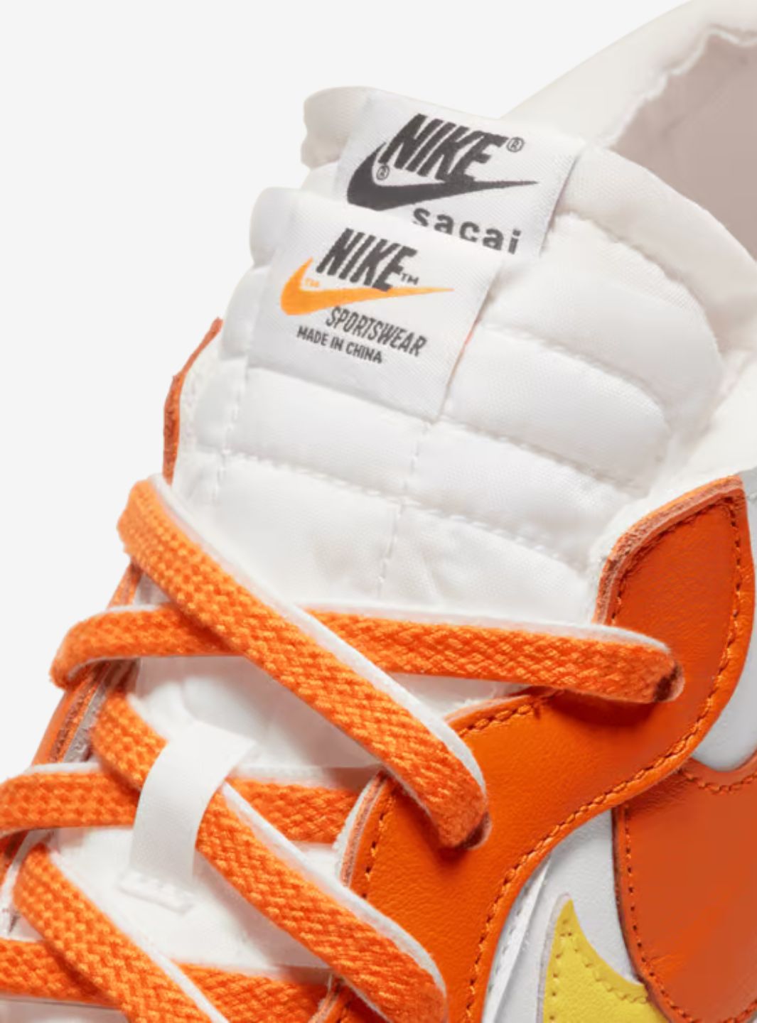 Nike Blazer Low Sacai White Magma Orange - DD1877-100 | ResellZone