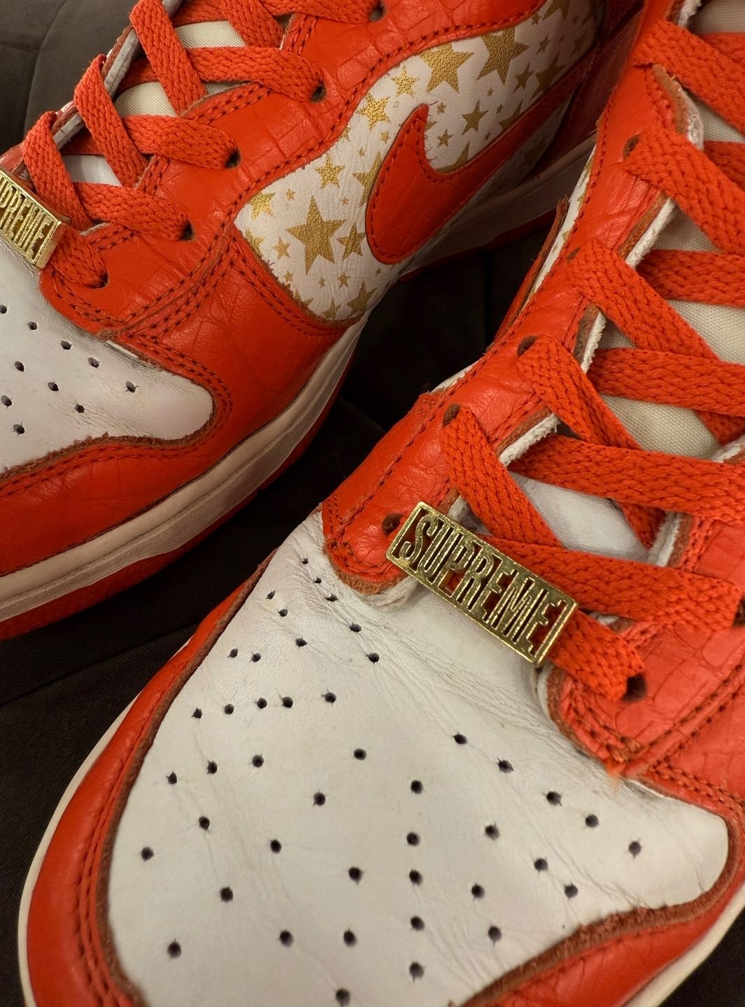 Nike Dunk High Pro SB Supreme Orange Stars - Sneakers Usate | ResellZone
