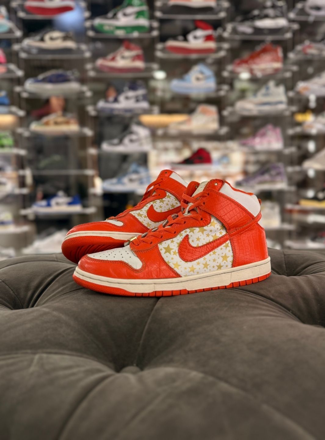 Nike Dunk High Pro SB Supreme Orange Stars - Sneakers Usate | ResellZone