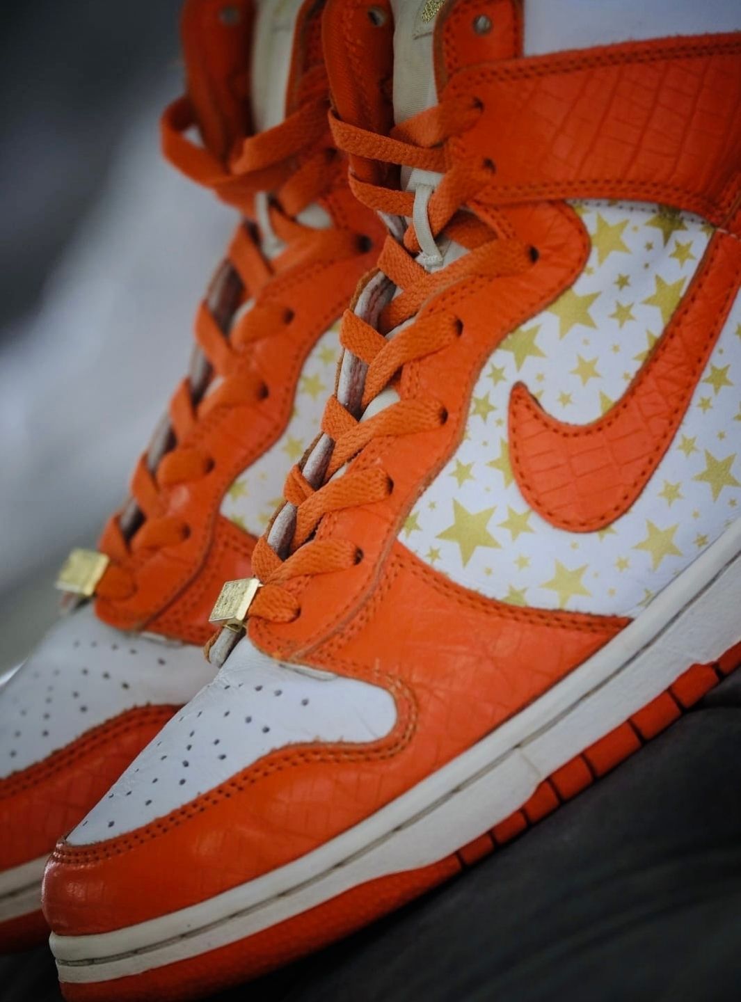 Nike Dunk High Pro SB Supreme Orange Stars - Sneakers Usate | ResellZone