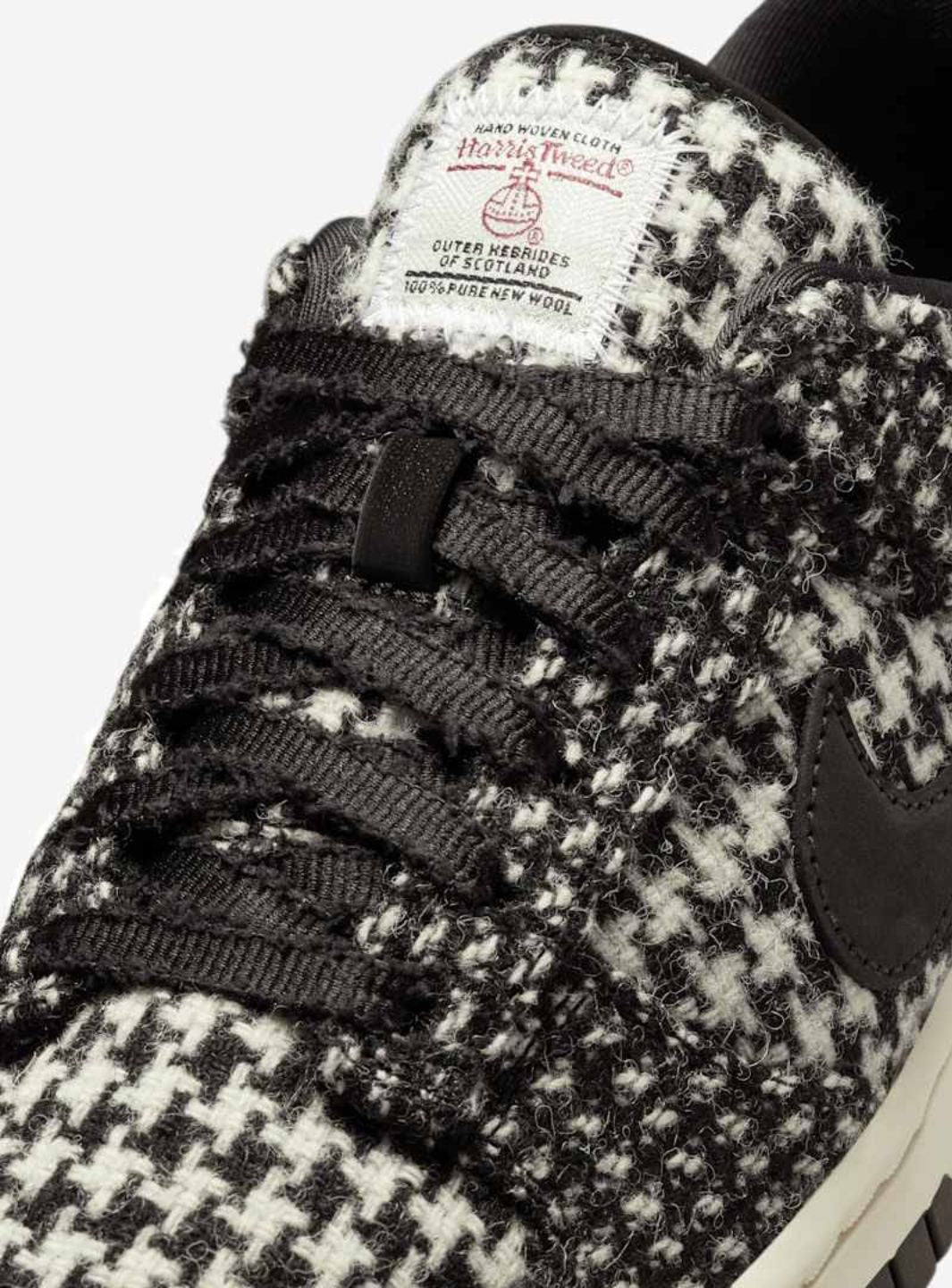 Nike Dunk Low Harris Tweed White Black Multi - HQ5036-901 | ResellZone