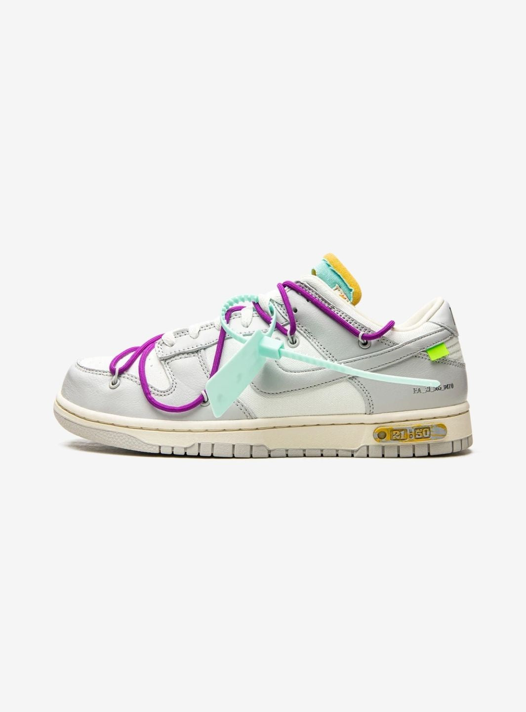Nike Dunk Low Off-White Lot 21 - DM1602-100 | ResellZone