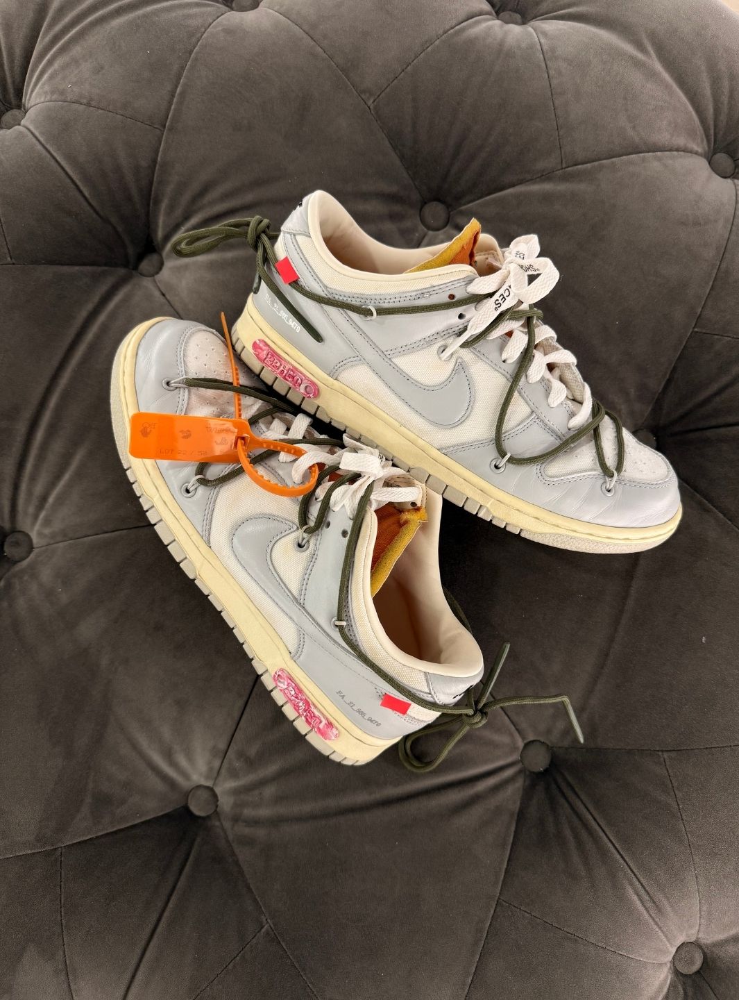 Nike Dunk Low Off-White Lot 22 - Sneakers Usate | ResellZone