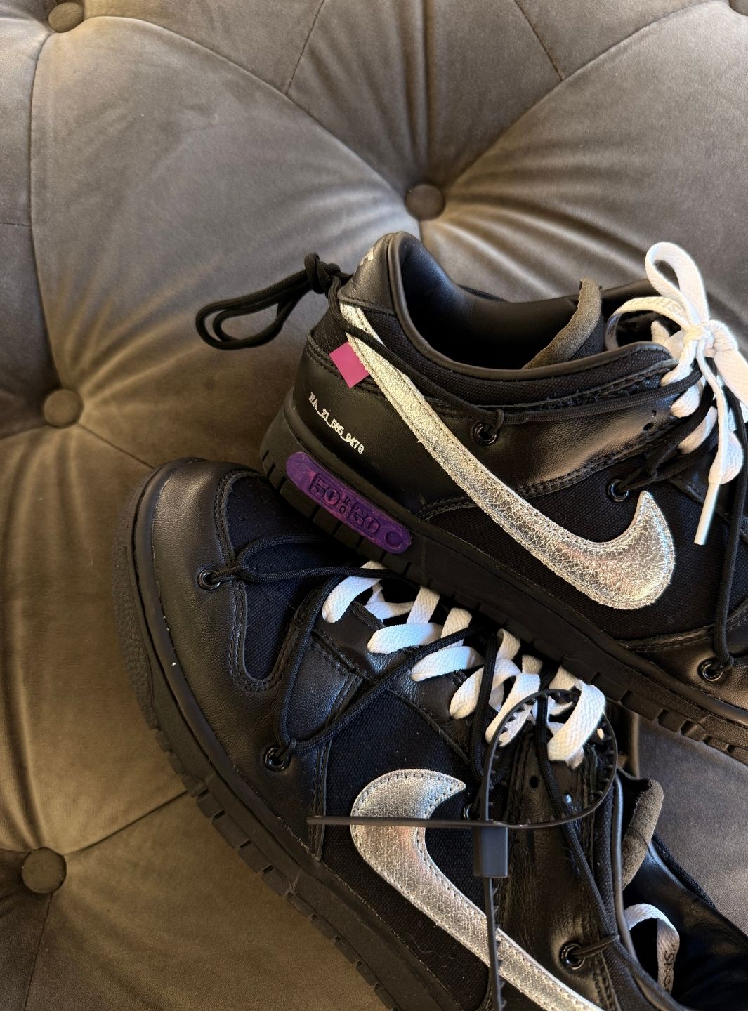 Nike Dunk Low Off-White Lot 50 - Sneakers Usate | ResellZone