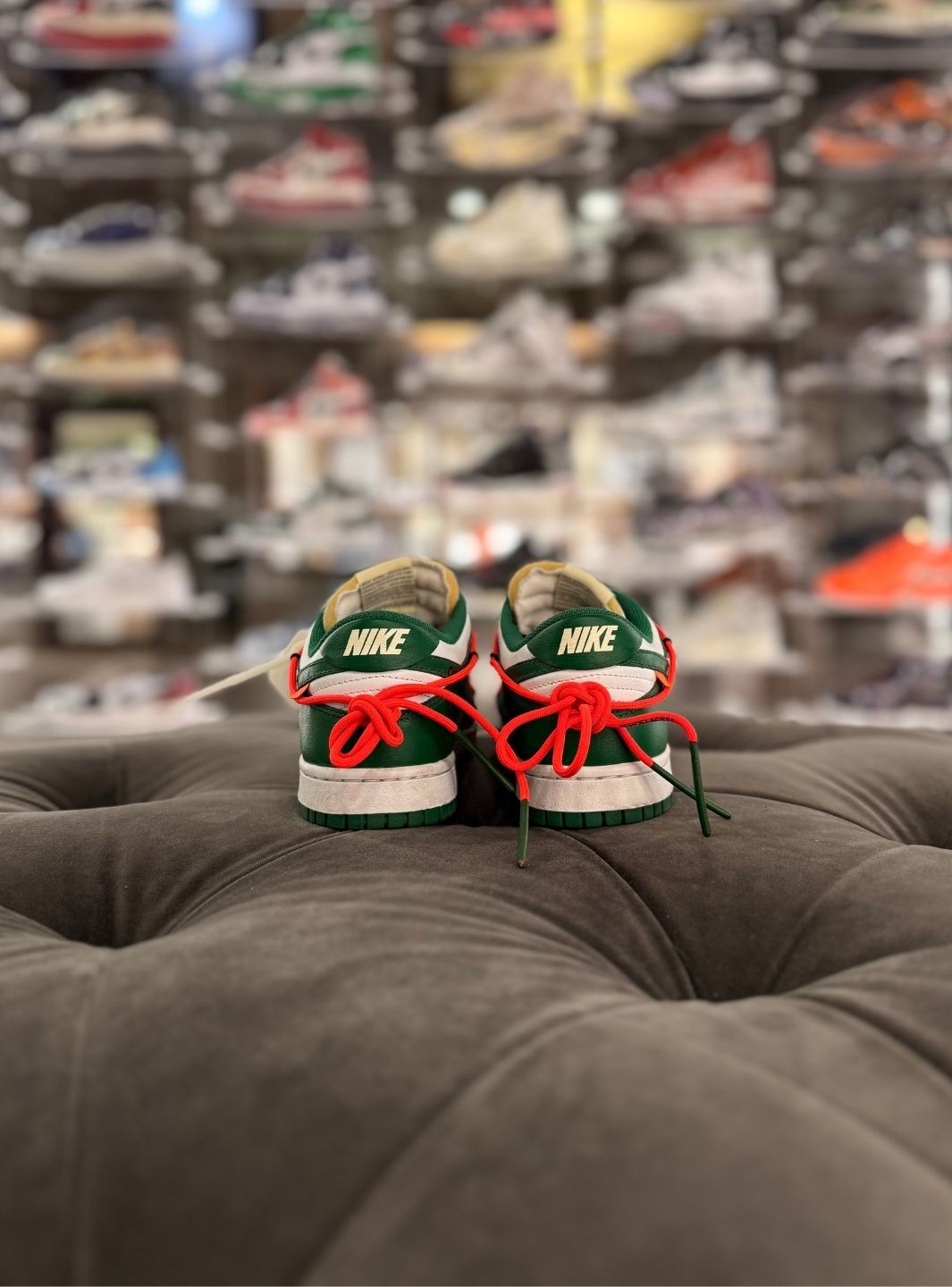 Nike Dunk Low Off-White Pine Green - Sneakers Usate | ResellZone