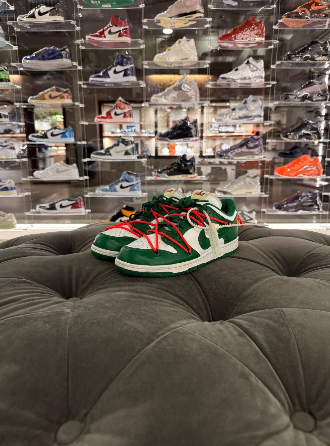 Nike Dunk Low Off-White Pine Green - Sneakers Usate | ResellZone