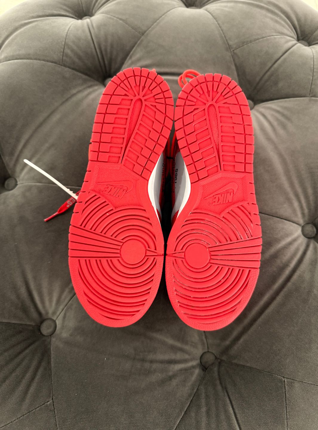 Nike Dunk Low Off-White University Red - Sneakers Usate | ResellZone