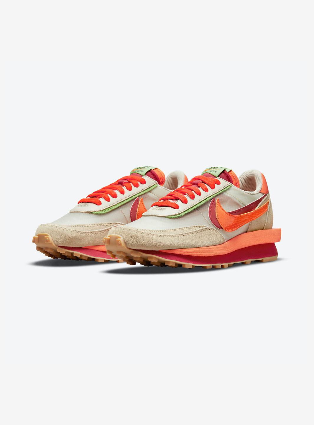 Nike LD Waffle Sacai CLOT Kiss of Death Net Orange Blaze - DH1347-100 | ResellZone