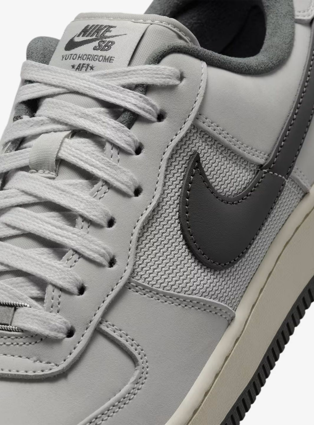 Nike SB Air Force 1 Low Yuto Horigome White Iron Grey - IO8439-100 | ResellZone