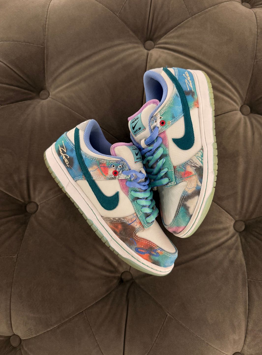 Nike SB Dunk Low Futura Laboratories Bleached Aqua - Sneakers Usate | ResellZone