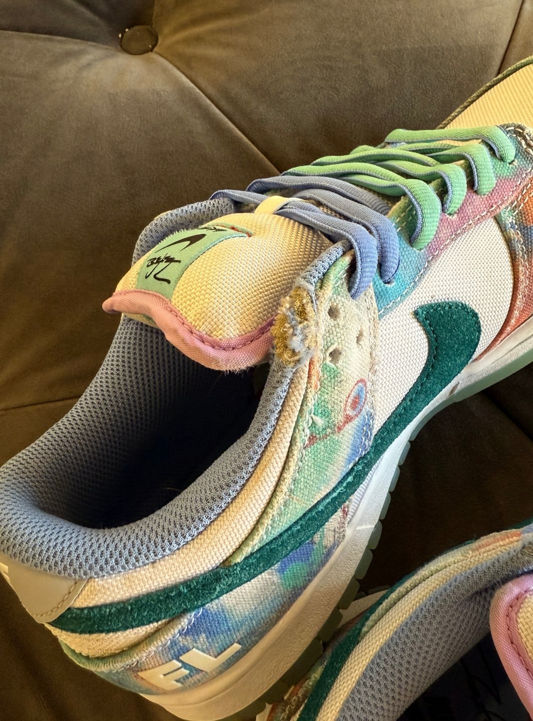 Nike SB Dunk Low Futura Laboratories Bleached Aqua - Sneakers Usate | ResellZone