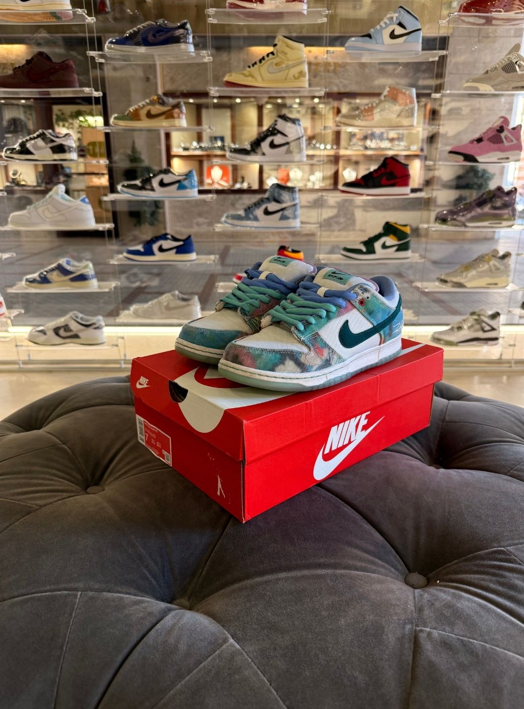 Nike SB Dunk Low Futura Laboratories Bleached Aqua - Sneakers Usate | ResellZone