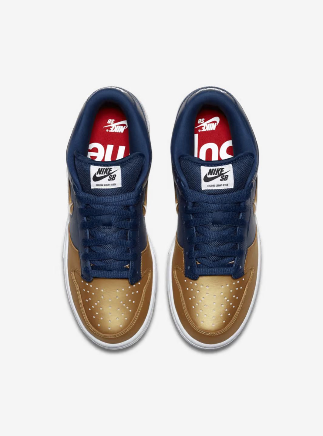 Nike SB Dunk Low Supreme Jewel Swoosh Gold - CK3480-700 | ResellZone