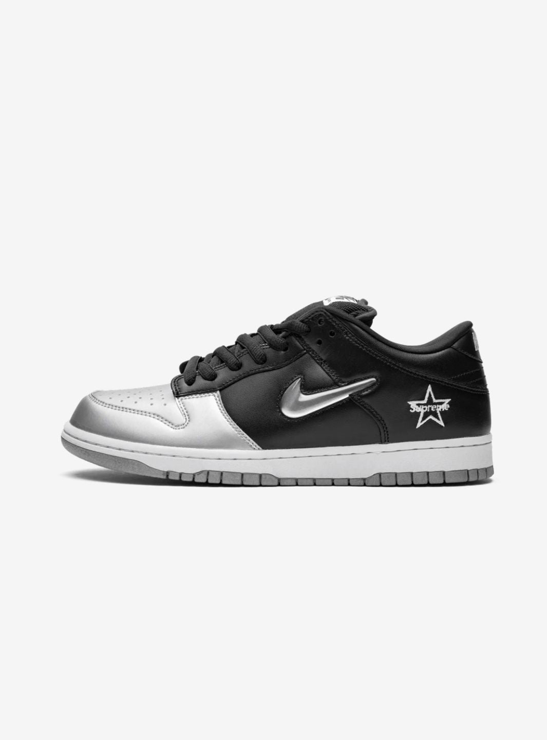 Nike SB Dunk Low Supreme Jewel Swoosh Silver - CK3480-001 | ResellZone