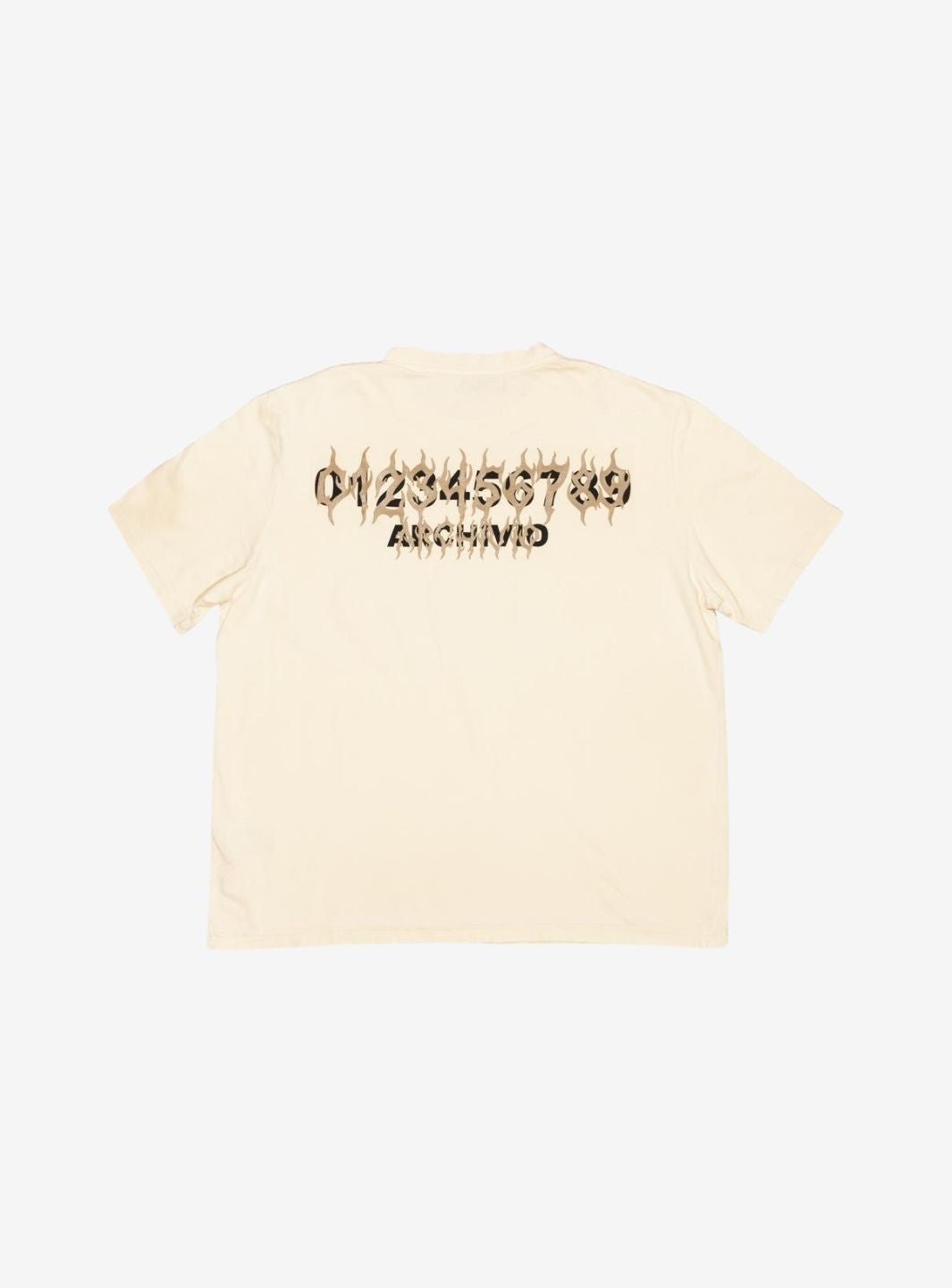 Numeri Archivio Heavy T-Shirt Cream | ResellZone