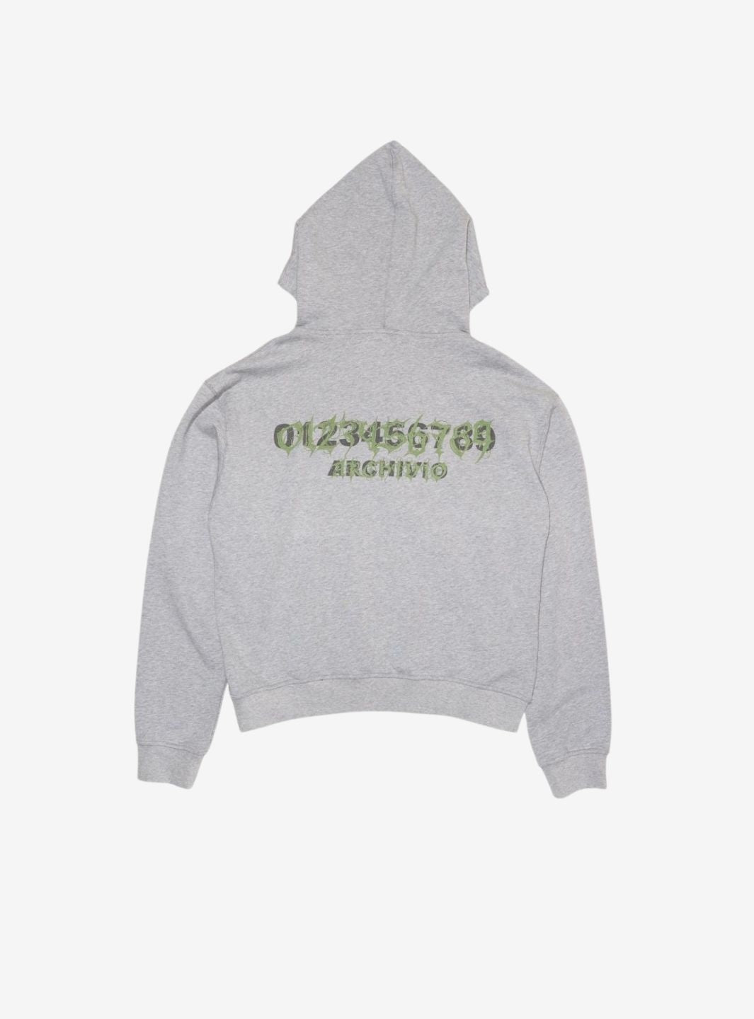 Numeri Archivio Hooded Sweatshirt Grey Melange Camo | ResellZone