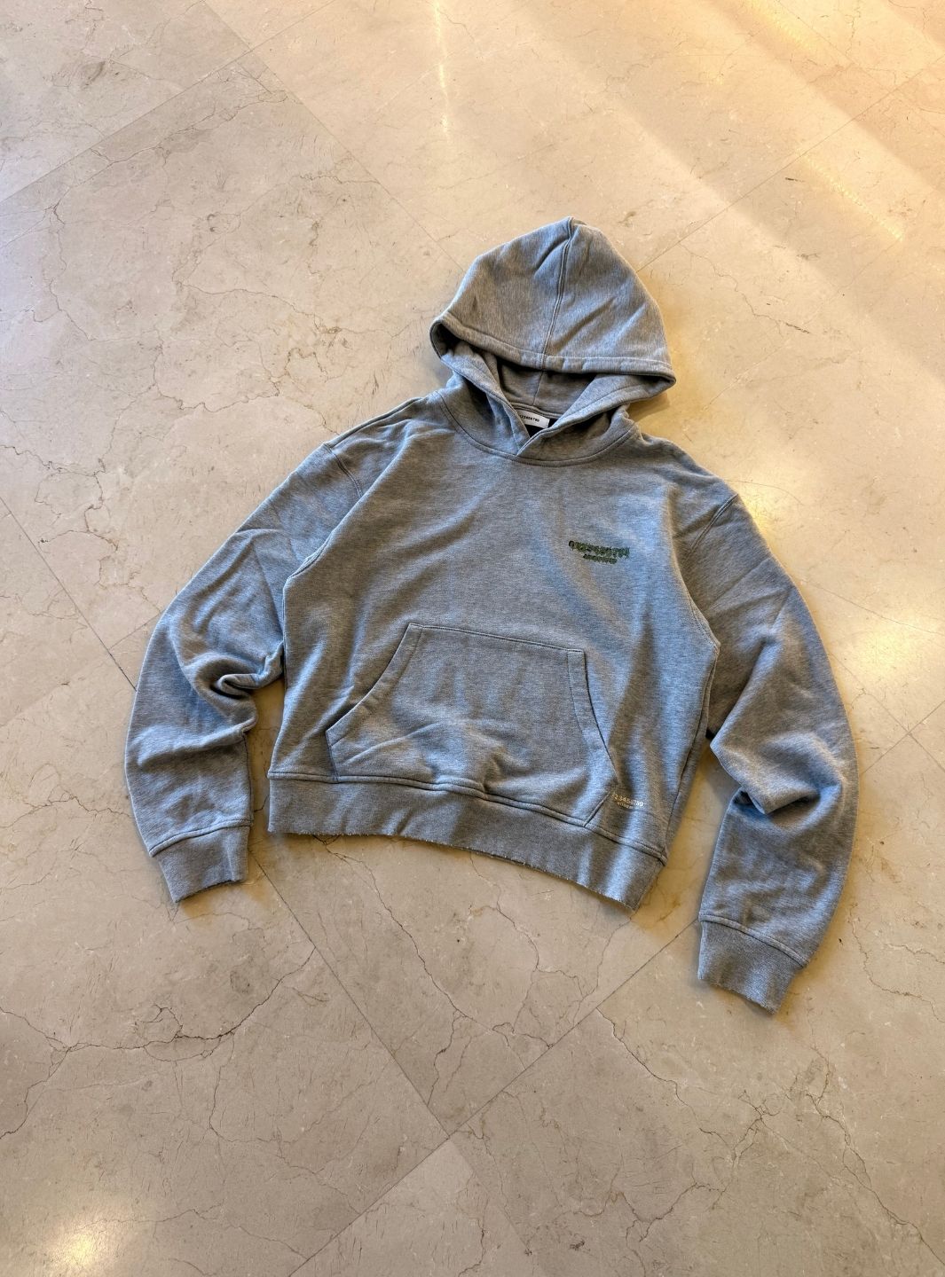 Numeri Archivio Hooded Sweatshirt Grey Melange Camo | ResellZone