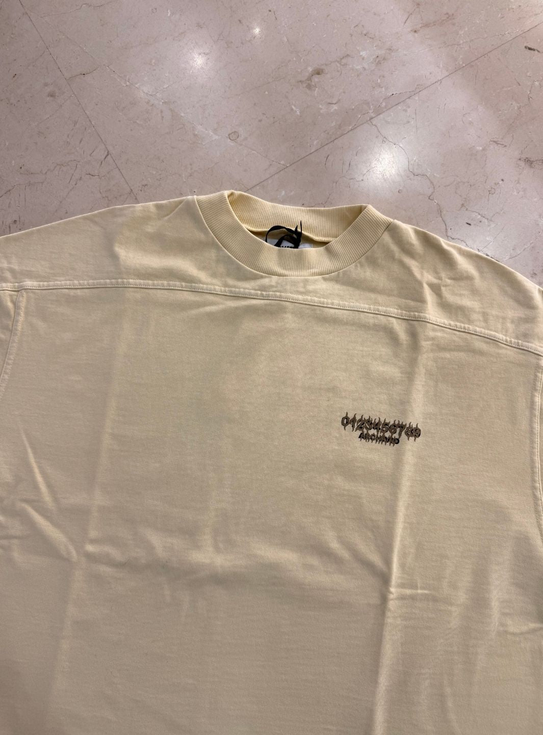 Numeri Archivio Oversize Light T-Shirt Cream | ResellZone