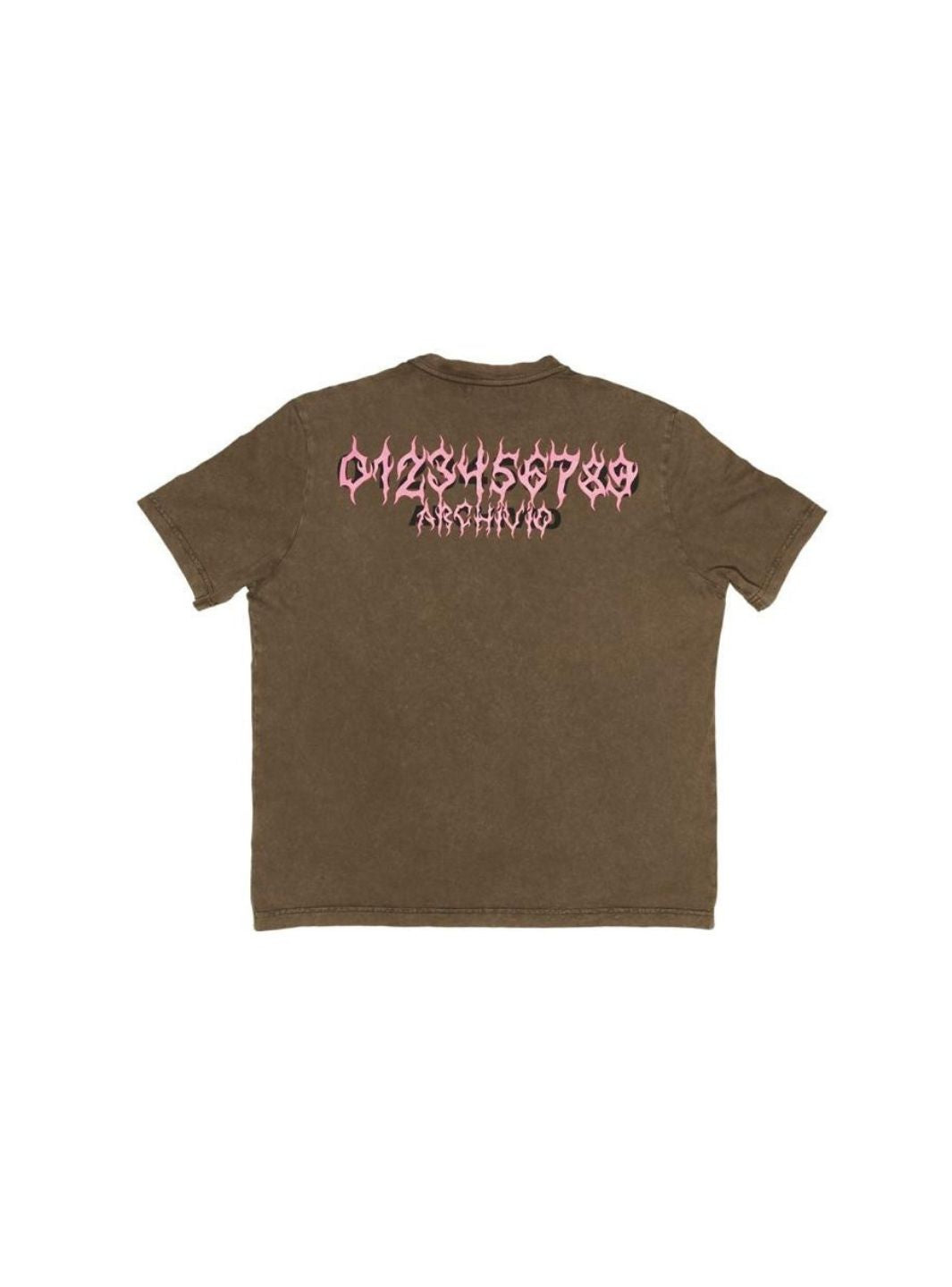 Numeri Archivio T-Shirt Washed Brown Pink | ResellZone