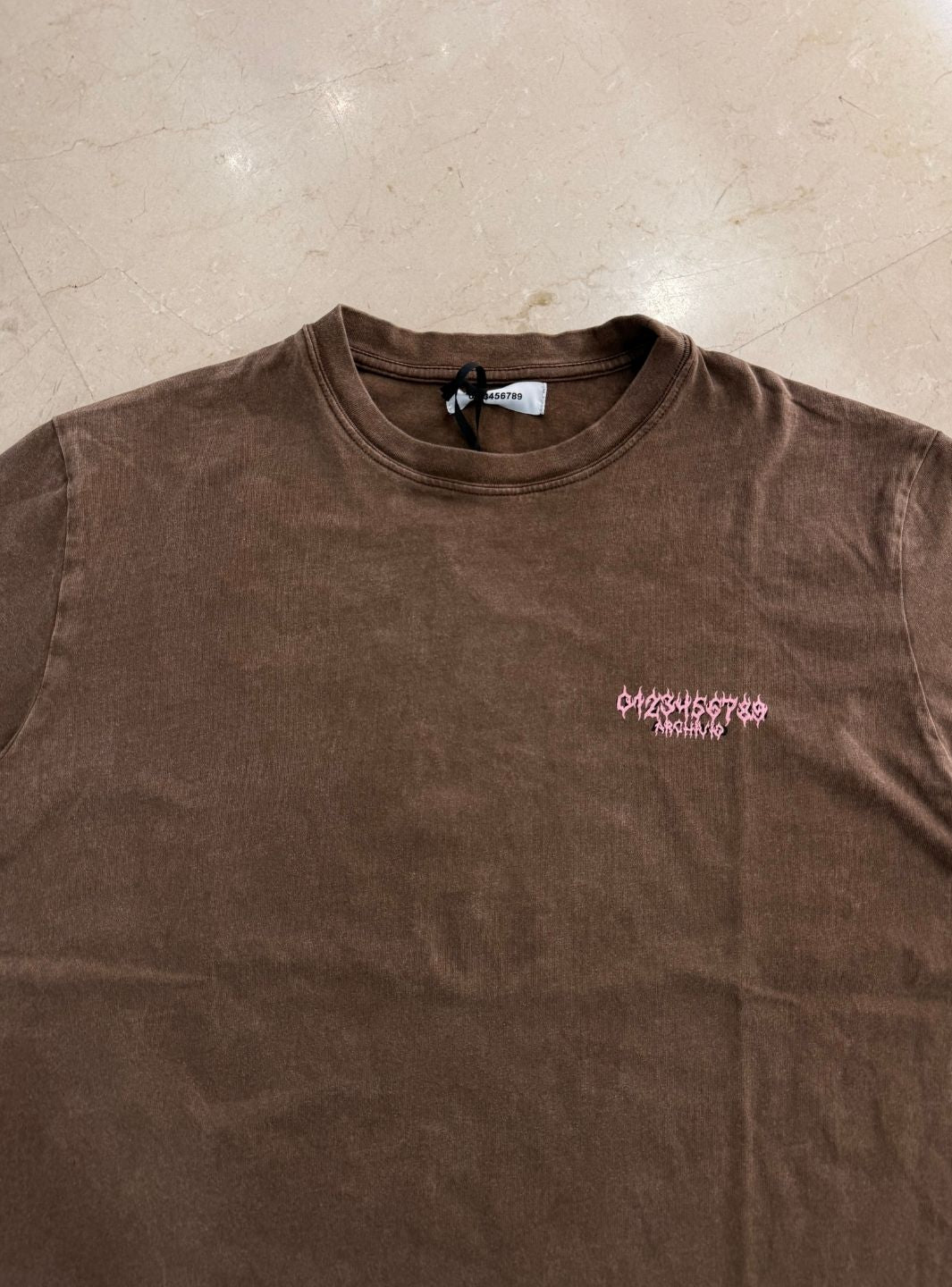 Numeri Archivio T-Shirt Washed Brown Pink | ResellZone