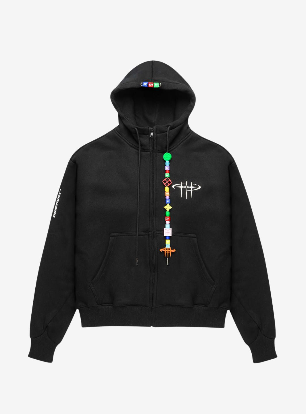 On My Way Hope Zip Hoodie Black | ResellZone
