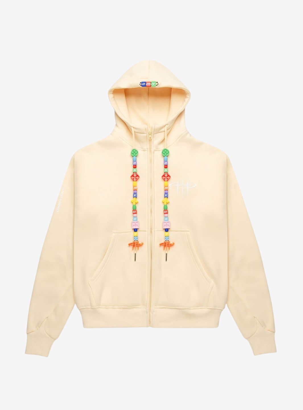 On My Way Hope Zip Hoodie Cream | ResellZone