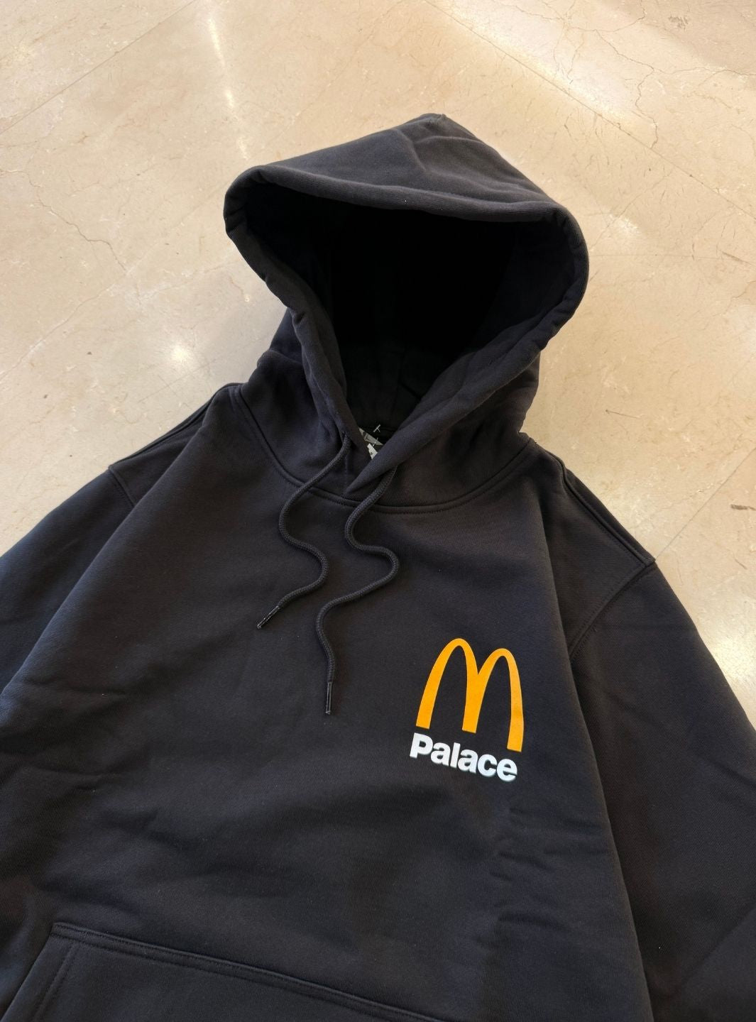 Palace x McDonald's Logo Hood Black | ResellZone
