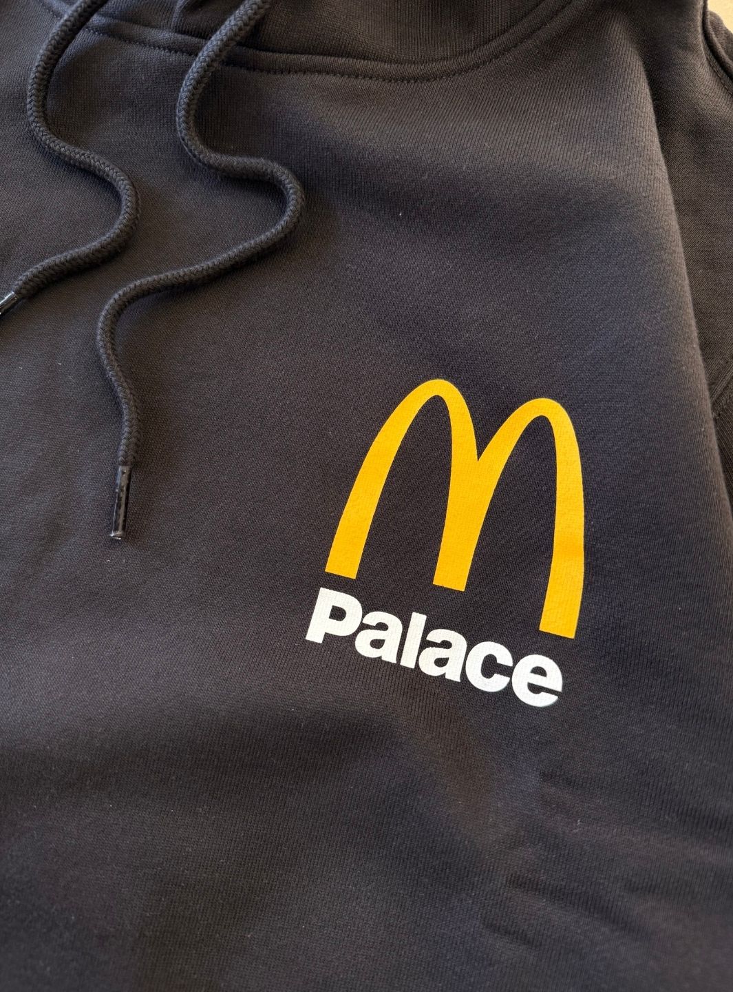 Palace x McDonald's Logo Hood Black | ResellZone