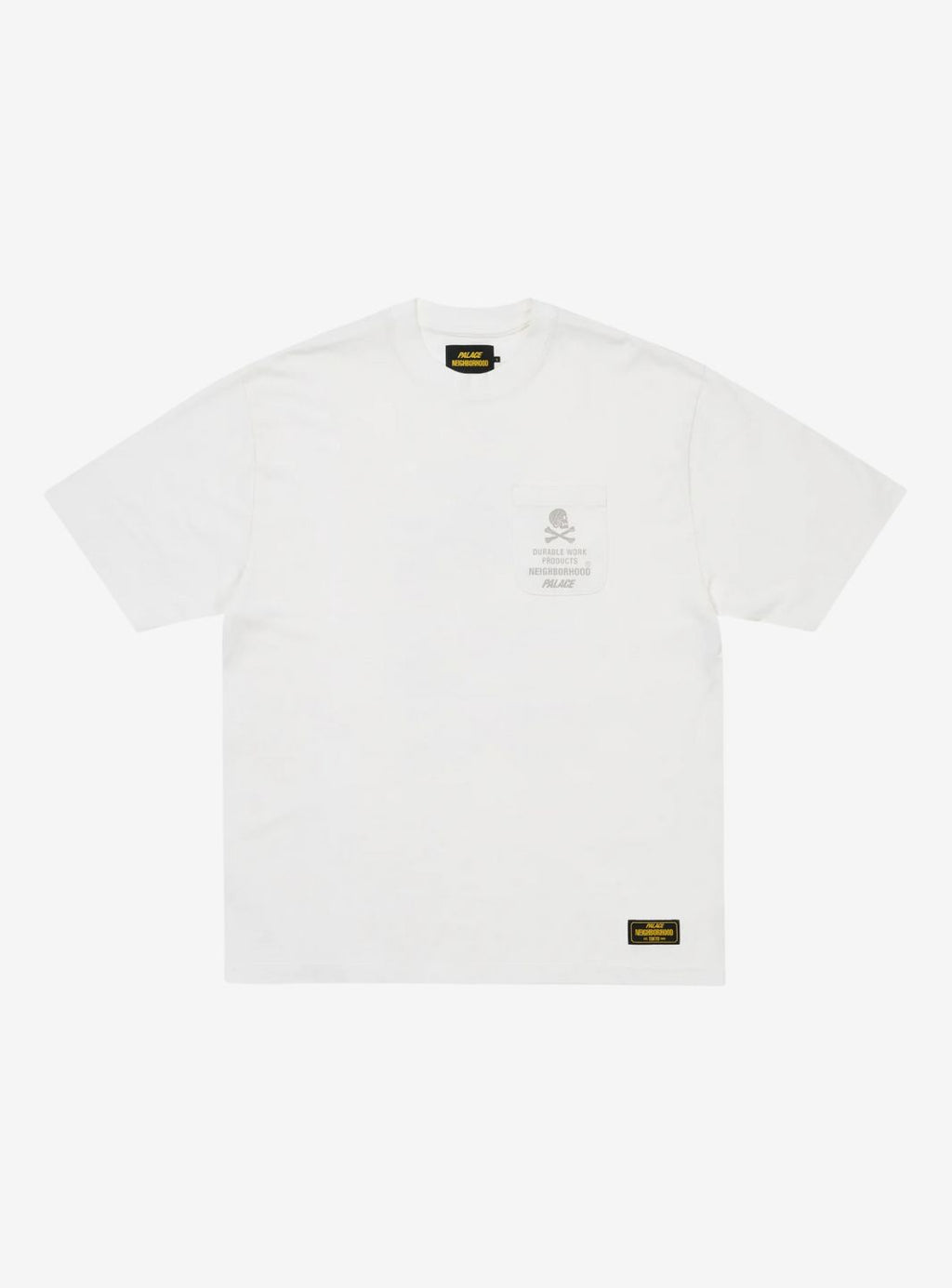Palace x Neighborhood Pocket T-Shirt White | ResellZone