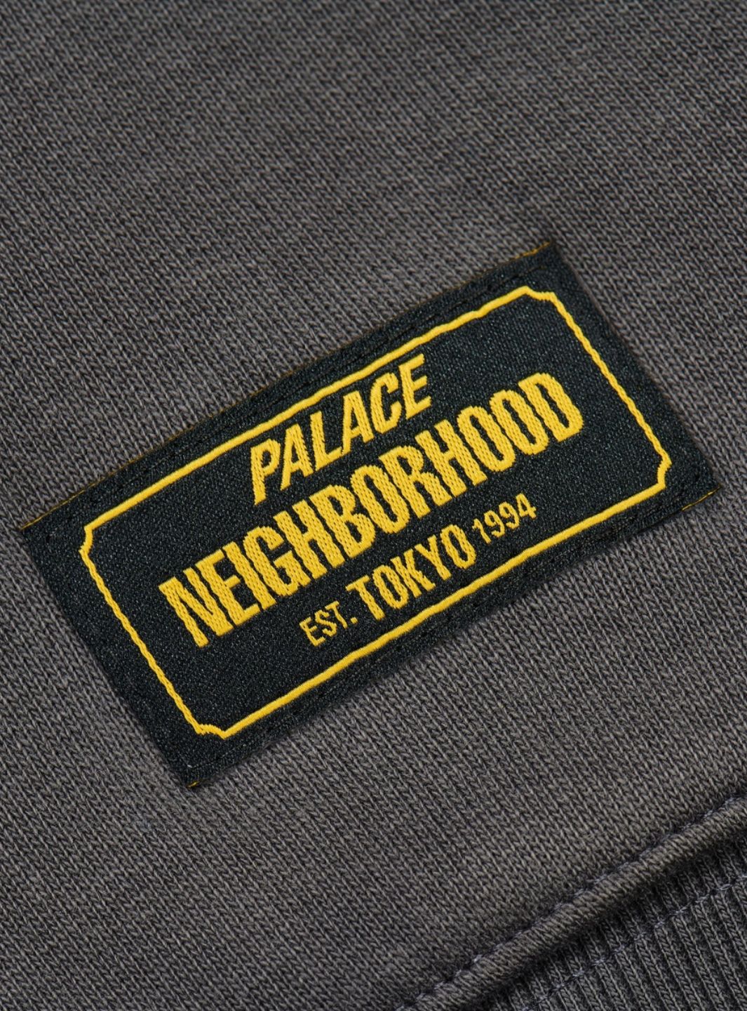 Palace x Neighborhood Skull Zip Hoodie Charcoal | ResellZone