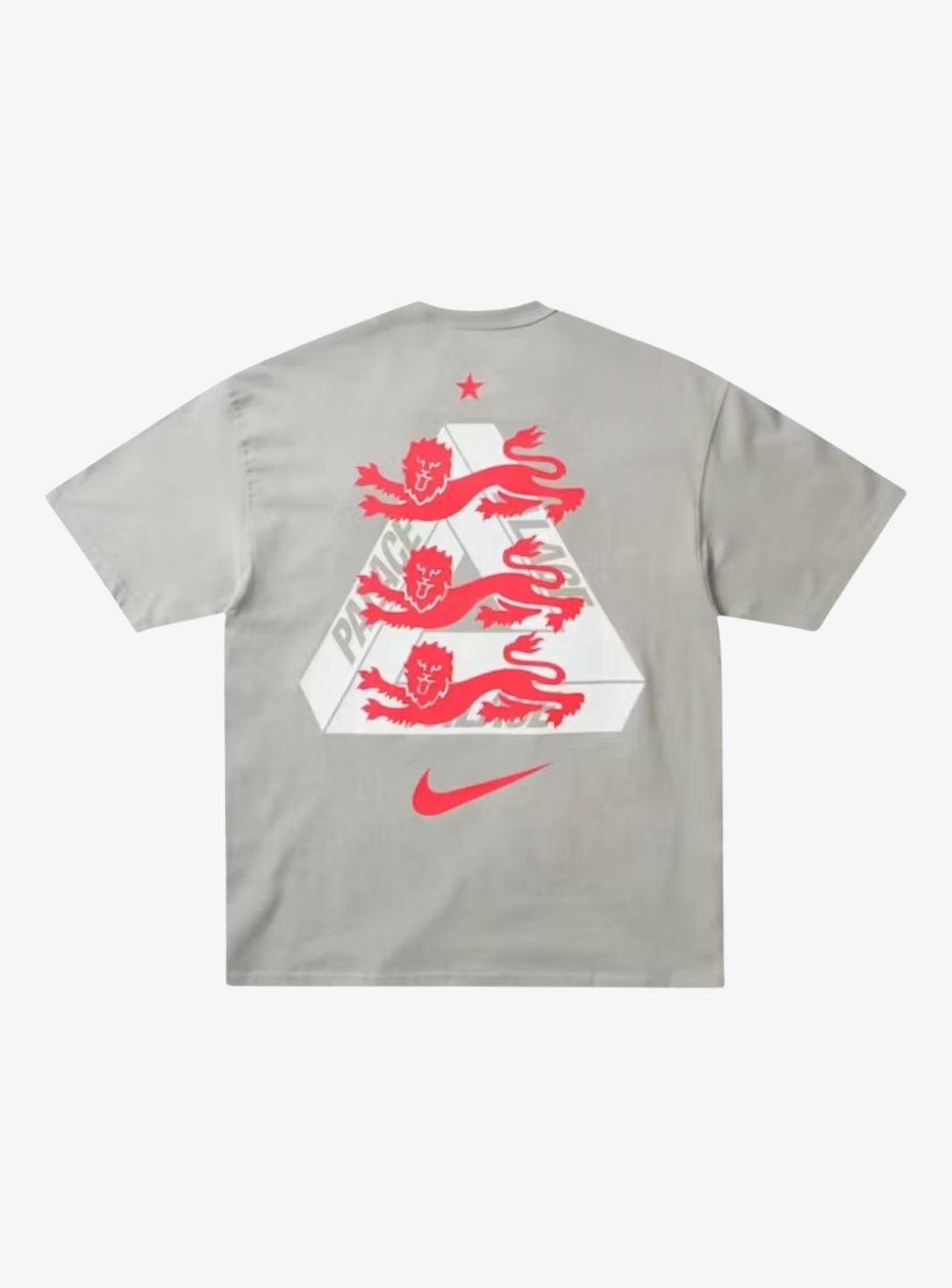 Palace x Nike England T-shirt Pewter Grey