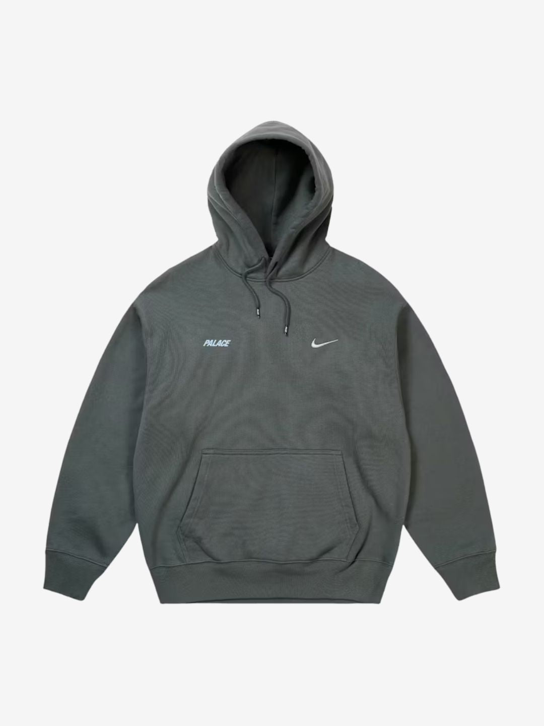 Palace x Nike Font Swoosh Hoodie Charcoal | ResellZone