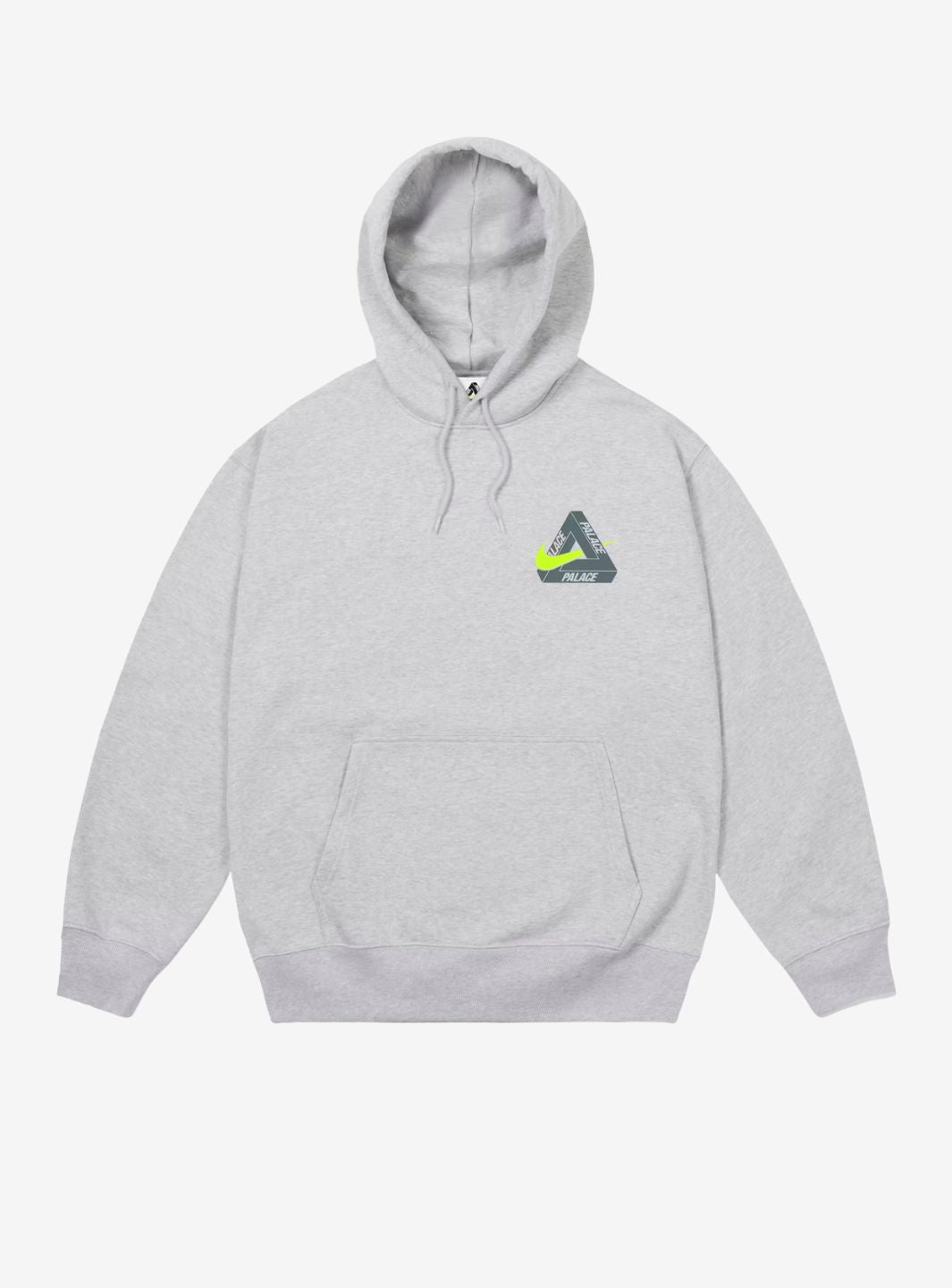Palace x Nike Tri Swoosh Hood Grey Marl | ResellZone