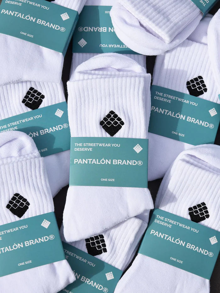 Pantalón Calzino White/Black