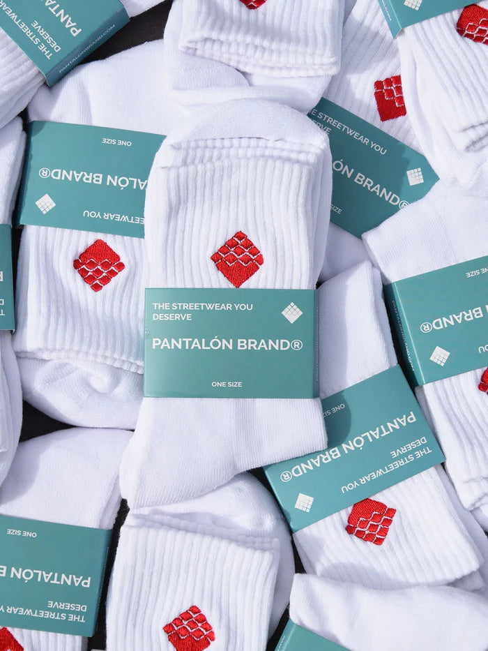 Pantalón Calzino White/Red