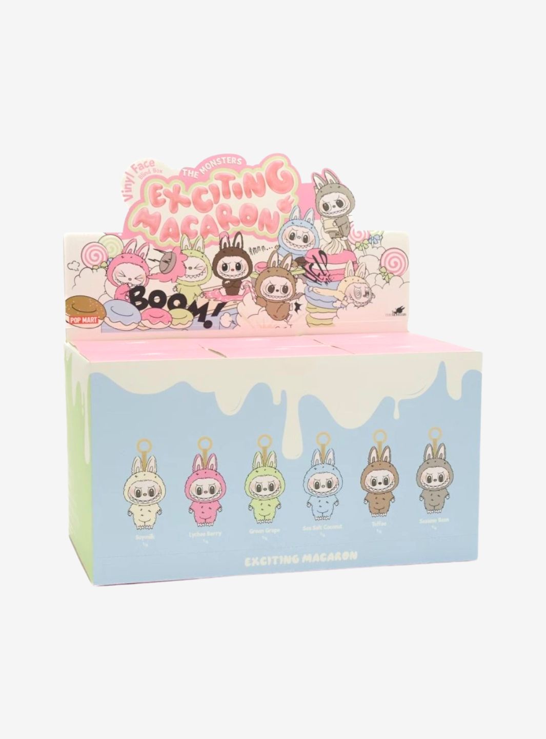 Pop Mart Labubu The Monsters Exciting Macaron Vinyl Face Sealed Case (6 Blind Boxes) | ResellZone