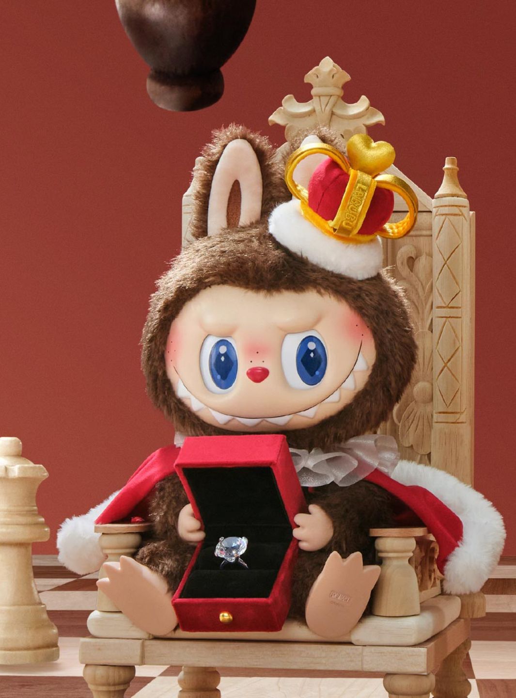 Pop Mart Labubu The Monsters Let's Checkmate Series Vinyl Plush Doll 40cm | ResellZone