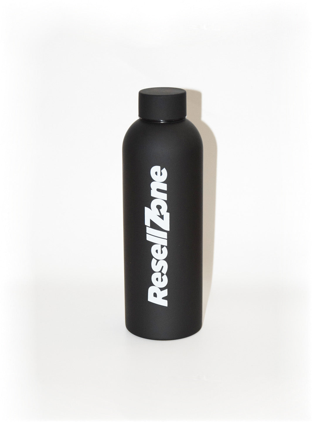 SteelFlow Matte Black Water Bottle, 500ml | ResellZone