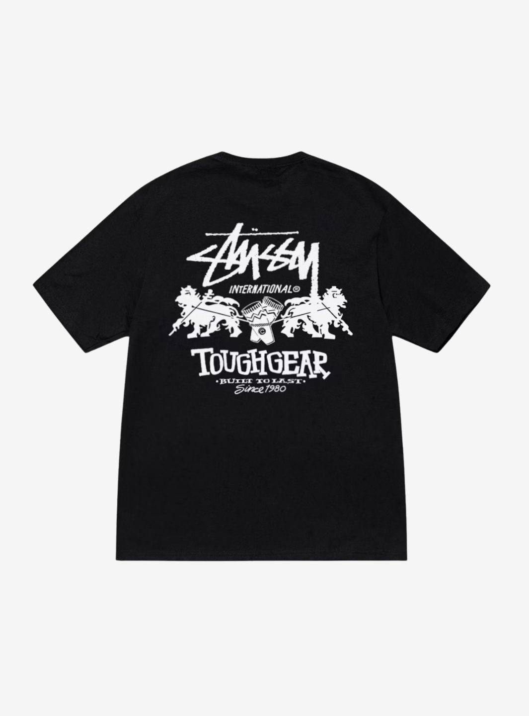 Stussy Tough Gear International T-Shirt Black | ResellZone