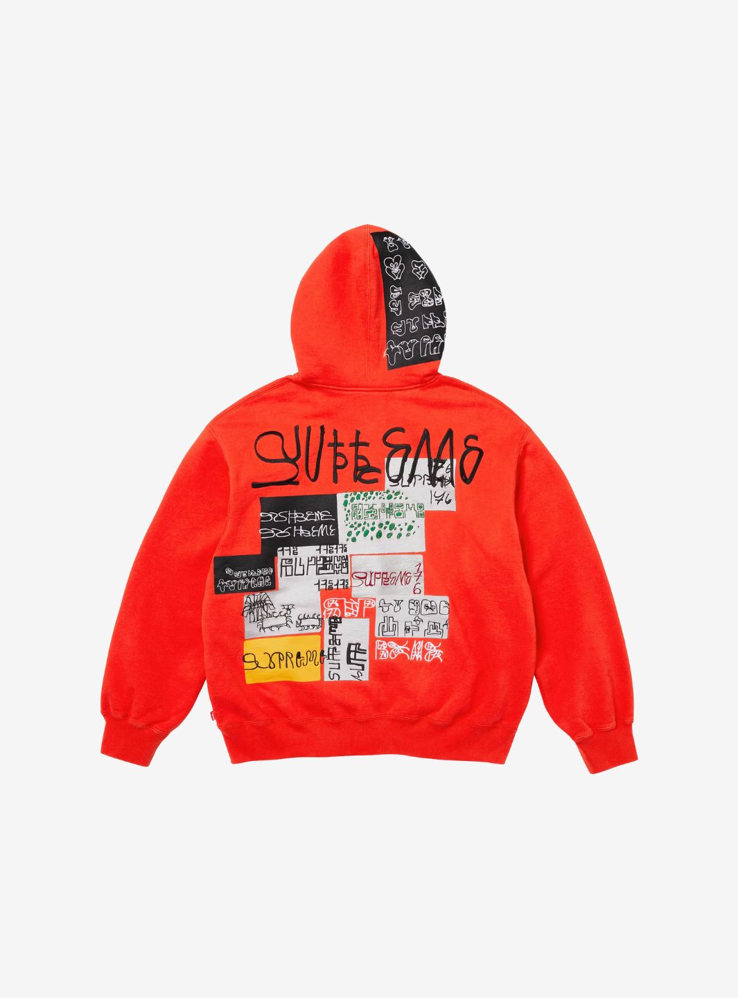 Supreme 176 Zip Up Hooded Sweatshirt Bright Orange | ResellZone